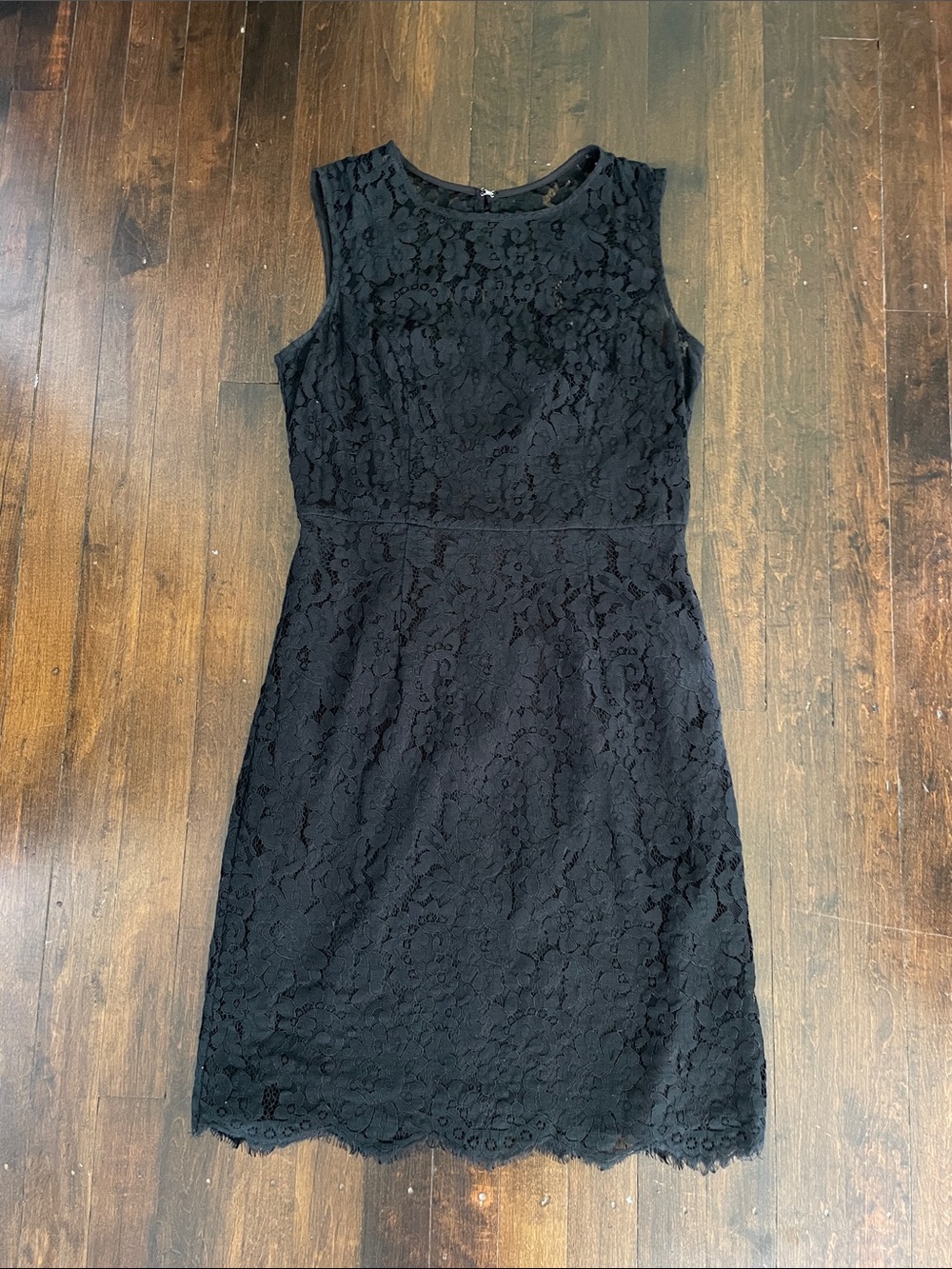 eva mendes for New York & Company Black Lace Midi Dress